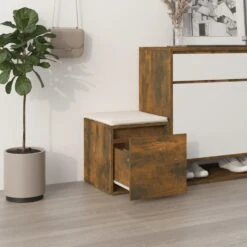 VidaXL Opbergbox Met Lade 40,5x40x40 Cm Bewerkt Hout Gerookt Eiken 8 VidaXL Opbergbox Met Lade 40,5x40x40 Cm Bewerkt Hout Gerookt Eiken -Huishoudelijke Goederen Winkel 751d2f43e2a24dcc8ebacf23ebf0ec6d