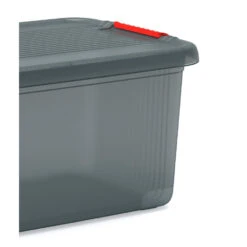 Kis K Latch Opbergbox L - 43L - Grijs 7 Kis K Latch Opbergbox L - 43L - Grijs -Huishoudelijke Goederen Winkel 7c003dc1120343038498164725400099
