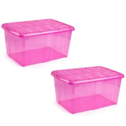 Forte Plastics Opberger - Met Deksel - Roze - 60 L - 63 X 46 X 32 Cm 6 Forte Plastics Opberger - Met Deksel - Roze - 60 L - 63 X 46 X 32 Cm -Huishoudelijke Goederen Winkel 7dbca9d98036403582410d4b6cf3a251
