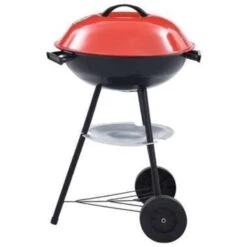 VidaXL Kogelbarbecue Houtskool Met Wieltjes XXL 44 Cm -Huishoudelijke Goederen Winkel 7f285390c1e74eecb5b6ec597bee13cf