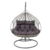 Hangstoel Close 2 Pers - Grijs -Huishoudelijke Goederen Winkel 81011516