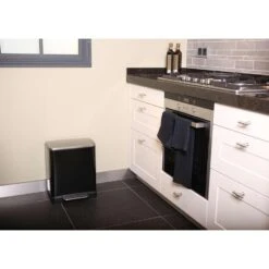 EKO Recycling Pedaalemmer E-Cube - Zwart - 10+9l 9 EKO Recycling Pedaalemmer E-Cube - Zwart - 10+9l -Huishoudelijke Goederen Winkel 81021018 0004