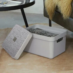 Sigma Home Opbergdeksel 13+25 Liter - Lichtgrijs - 3,4x24,2x34,2 Cm 7 Sigma Home Opbergdeksel 13+25 Liter - Lichtgrijs - 3,4x24,2x34,2 Cm -Huishoudelijke Goederen Winkel 81023580 0003