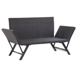 VidaXL Tuinbank Met Kussens 176 Cm Poly Rattan Zwart Overig -Huishoudelijke Goederen Winkel 83430126278b4e5cbb5ee30c50cfe5cf