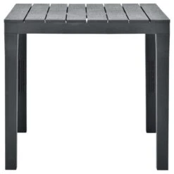 VidaXL Tuintafel 78x78x72 Cm Kunststof Antraciet -Huishoudelijke Goederen Winkel 93724960773948168dc5b343c9ecd68d