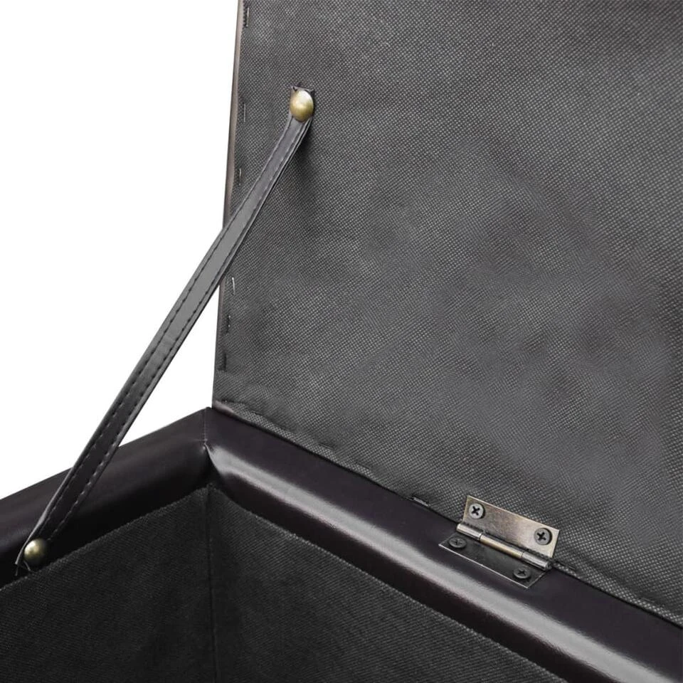 VidaXL Opbergbank Lang Hout Bruin 5 VidaXL Opbergbank Lang Hout Bruin - Afbeelding 3