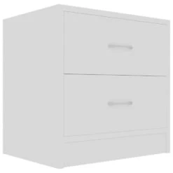 VidaXL Nachtkastjes 2 St 40x30x40 Cm Spaanplaat Wit -Huishoudelijke Goederen Winkel 94a4c1d6729944b69481bbef4e7d4771