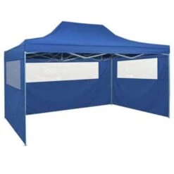 VidaXL Vouwtent Pop-up Met 4 Zijwanden 3x4,5 M Blauw 9 VidaXL Vouwtent Pop-up Met 4 Zijwanden 3x4,5 M Blauw -Huishoudelijke Goederen Winkel 9b624171bd9648b1a6ebdc0a0eb8d1eb