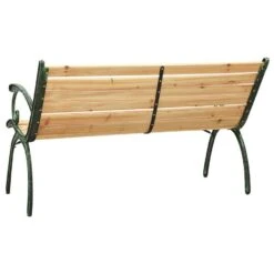VidaXL Tuinbank 123 Cm Gietijzer En Massief Vurenhout -Huishoudelijke Goederen Winkel 9d0f18a0e578416a960786ed0ad8ec31