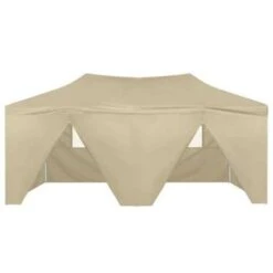 VidaXL Partytent Met 4 Zijwanden Inklapbaar 3x6 M Staal Crème -Huishoudelijke Goederen Winkel afede5d978c54a38a5fd491dfbcf1291