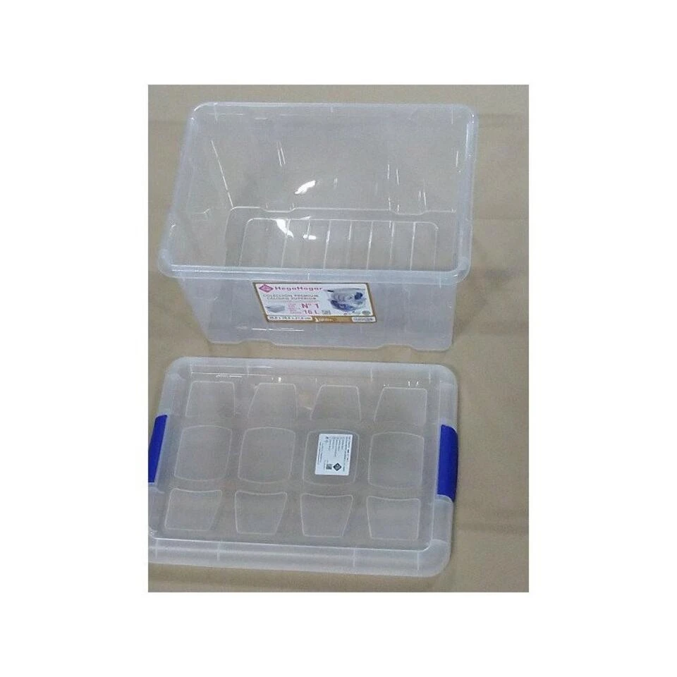 Hega Hogar Opbergbox - Met Deksel - 39 X 29 X 21 Cm - 16 L 5 Hega Hogar Opbergbox - Met Deksel - 39 X 29 X 21 Cm - 16 L - Afbeelding 3