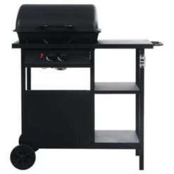 VidaXL Gasbarbecue Met 3-laags Zijtafel Zwart 9 VidaXL Gasbarbecue Met 3-laags Zijtafel Zwart -Huishoudelijke Goederen Winkel b811cf94210941d1b73a3840f253d5d4