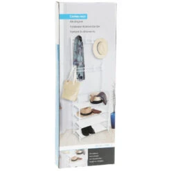 Storage Solutions Kledingrek - 60 X 26 X 155 Cm - Metaal - Wit 7 Storage Solutions Kledingrek - 60 X 26 X 155 Cm - Metaal - Wit -Huishoudelijke Goederen Winkel bcf997c729fe4e42b878d6ce99835b73