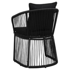 VidaXL Tuinstoelen 2 St Met Kussens PVC-rattan Zwart -Huishoudelijke Goederen Winkel bd4f7a4e89d147a9820e758f2c92cacf