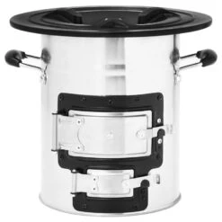 VidaXL Camping Houtkachel 51,5x35x30,5 Cm Roestvrij Staal Zilverkleur 9 VidaXL Camping Houtkachel 51,5x35x30,5 Cm Roestvrij Staal Zilverkleur -Huishoudelijke Goederen Winkel bfe3a5aa914c4da2bdc056c57057d351