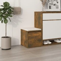 VidaXL Opbergbox Met Lade 40,5x40x40 Cm Bewerkt Hout Gerookt Eiken 7 VidaXL Opbergbox Met Lade 40,5x40x40 Cm Bewerkt Hout Gerookt Eiken -Huishoudelijke Goederen Winkel c770a36daa5e4be2a79bef6794b89943