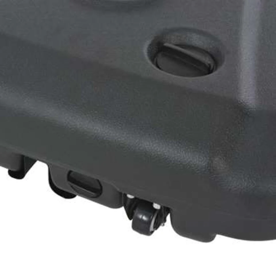 VidaXL Parasolvoet Zwart 4 VidaXL Parasolvoet Zwart - Afbeelding 2