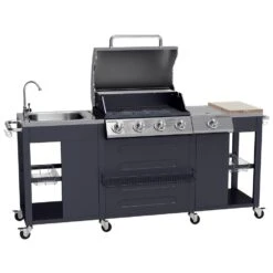 Happy Garden Grills TEXAS - Zwart - Staal -Huishoudelijke Goederen Winkel cb3c9f269fb84e8da8f6aa3e6859b9ef