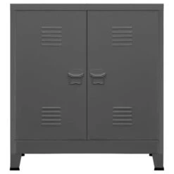 VidaXL Opbergkast Industrieel 90x40x100 Cm Staal Antracietkleurig -Huishoudelijke Goederen Winkel d0a13abcb60940c1a680d053fd87add4