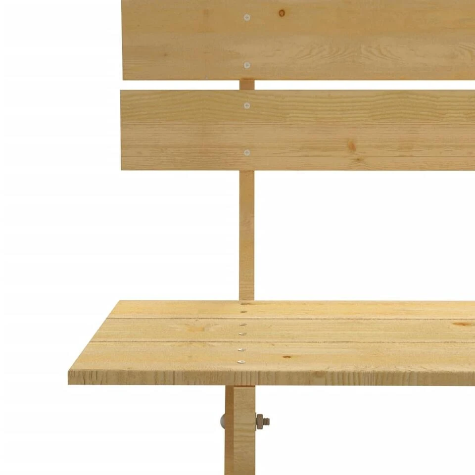 VidaXL Tuinbank 150 Cm Geïmpregneerd Grenenhout 6 VidaXL Tuinbank 150 Cm Geïmpregneerd Grenenhout - Afbeelding 4