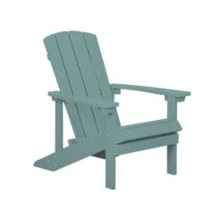 Beliani Tuinstoel ADIRONDACK - Blauw Kunsthout -Huishoudelijke Goederen Winkel de4dbffd0de241d28776d63bfb3a1220