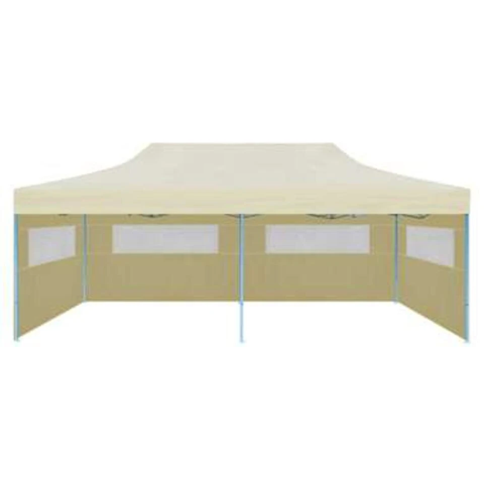 VidaXL Partytent Pop-up Inklapbaar 3x6 M Crème 5 VidaXL Partytent Pop-up Inklapbaar 3x6 M Crème - Afbeelding 3