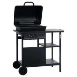 VidaXL Gasbarbecue Met 3-laags Zijtafel Zwart 8 VidaXL Gasbarbecue Met 3-laags Zijtafel Zwart -Huishoudelijke Goederen Winkel f8d391d341dc4e37ab89da258d24c4e4