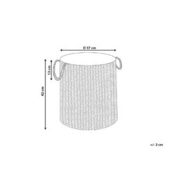 Beliani Mand MANNAR - Zwart Katoen -Huishoudelijke Goederen Winkel fbcbc02a1cf14920b06dd14d04d69d08