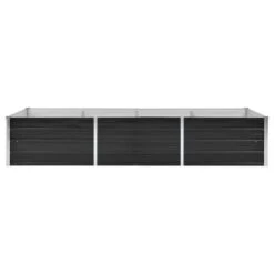 VidaXL Plantenbak Verhoogd 240x80x45 Cm Gegalvaniseerd Staal Antraciet -Huishoudelijke Goederen Winkel fc59fbab49fa4d299e6518af473faefb